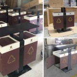 惠州惠城区小区订购新款钢制分类垃圾桶