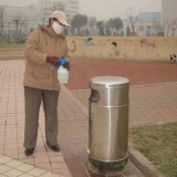 室内户外不锈钢垃圾箱怎么消毒？