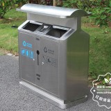 不锈钢定制分类垃圾桶为城市文明筑起一道坚固的风景线