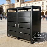 为花园披上得体的外衣定制一个240升金属分类垃圾桶罩