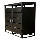 户外花园240升镀锌板分类垃圾桶罩