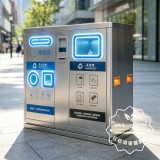 光伏发光不锈钢分类垃圾桶城市智慧环卫的新利器